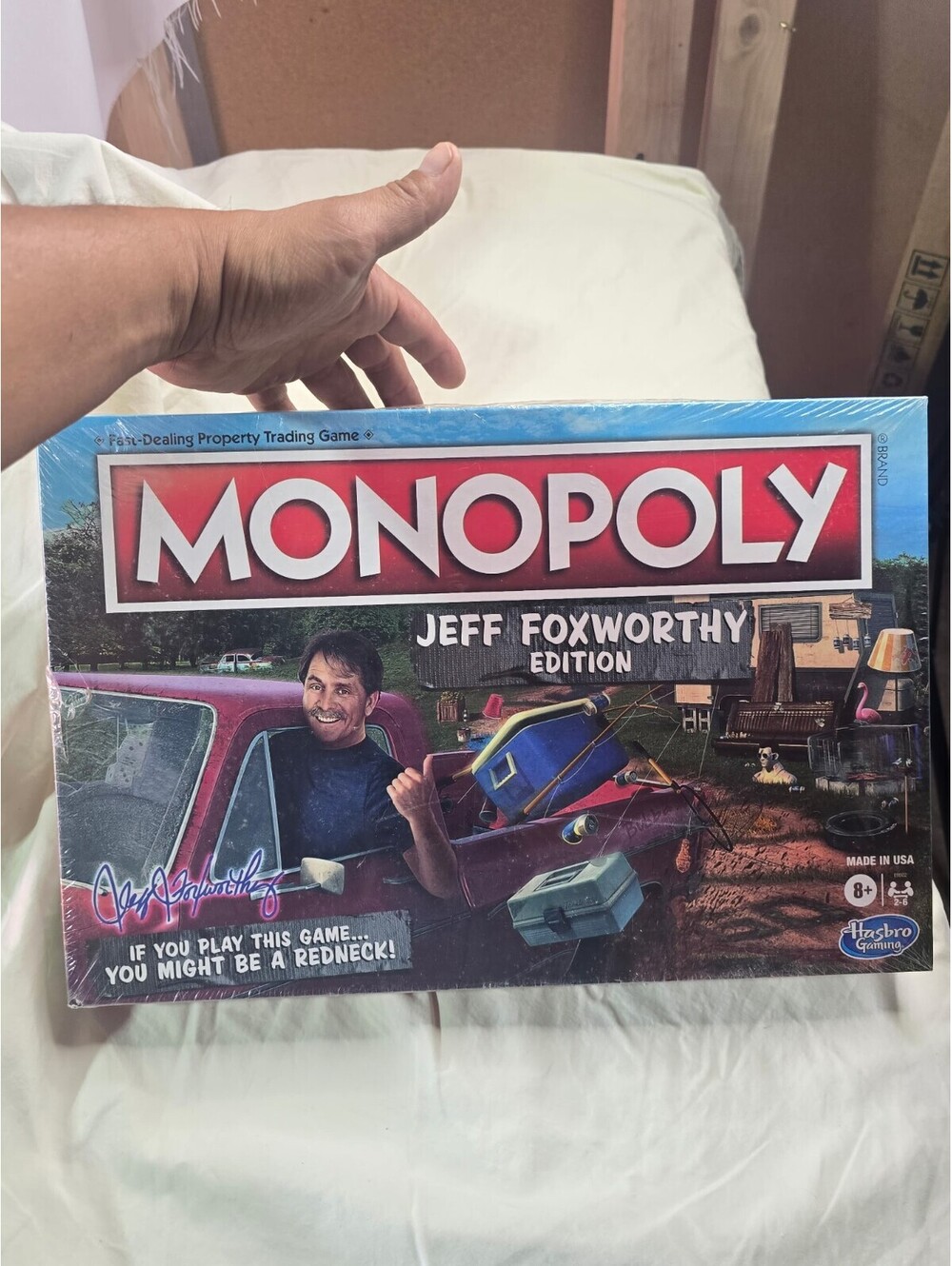 Monopoly Jeff Foxworthy Edition Board Game (Sealed) minor scuff